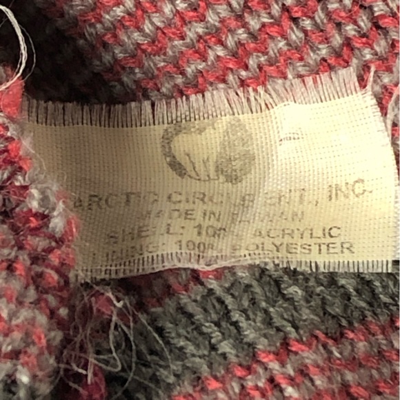 Artic Circle “Alaska Hat” Boys / Teens lSize Large Winter Hat Ski Snow Hat Gray - Picture 5 of 5